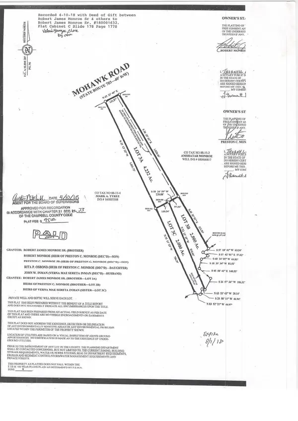 0 3B Mohawk, Gladys, VA 24554