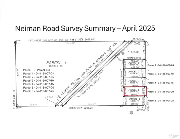 Dundee, MI 48131,Parcel 5 Nieman RD