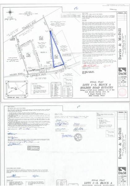 TBD Holder Lot 3 Road, Waxahachie, TX 75165