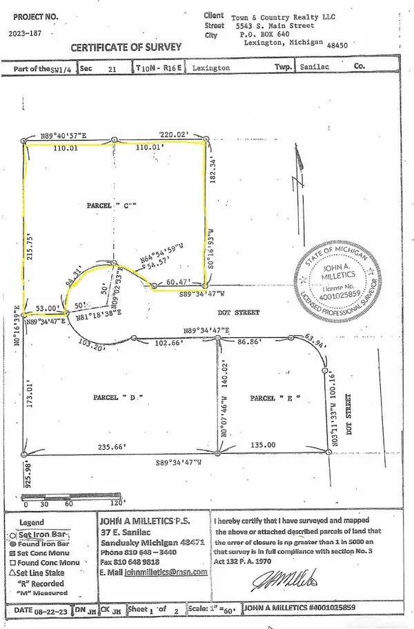 Croswell, MI 48422,Parcel C Dot ST