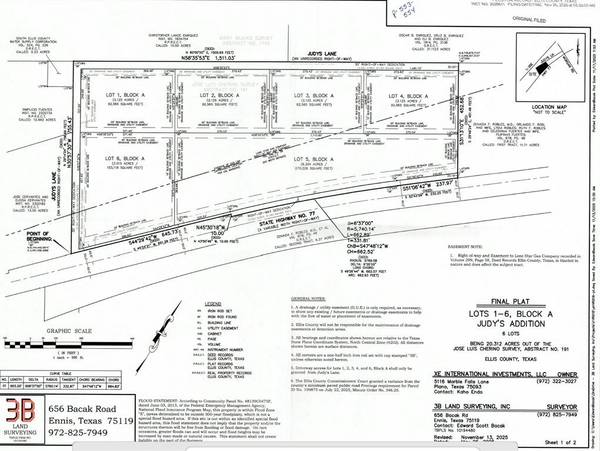 Italy, TX 76651,Lot 3 Judy's Lane