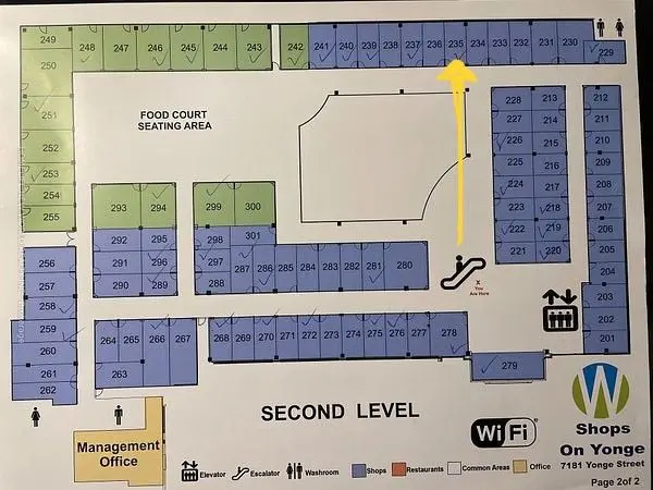 Markham, ON L3T 0C7,7181 Yonge ST #235