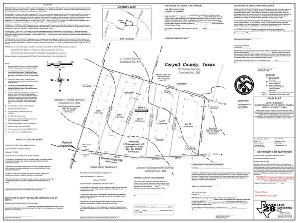 Gatesville, TX 76528,Sunset Ranch Tract 12 CR 356 Road