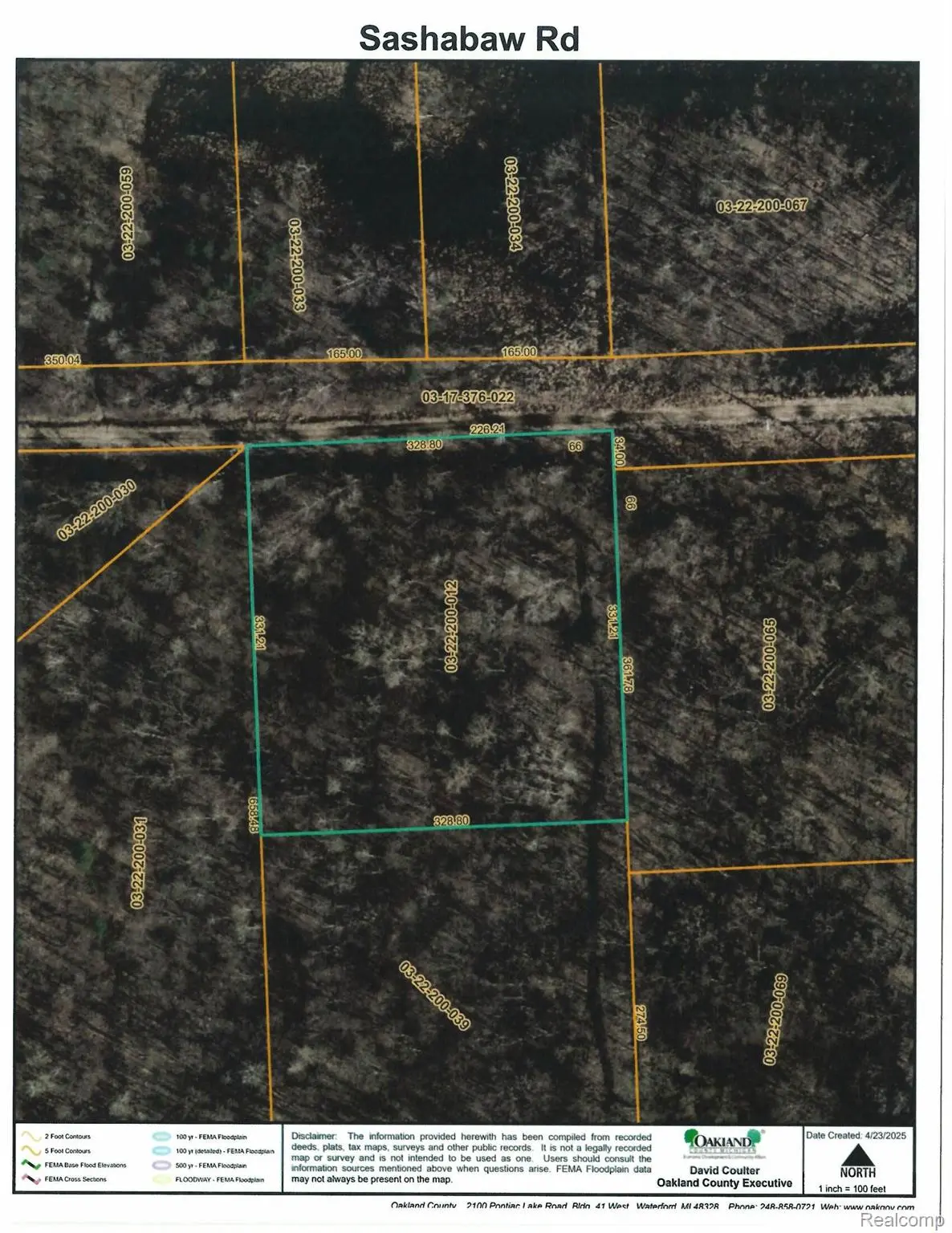 vacant Sashabaw, Brandon Twp, MI 48462