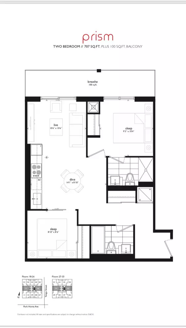 Toronto C07, ON M2N 5P6,5180 Yonge ST #2006