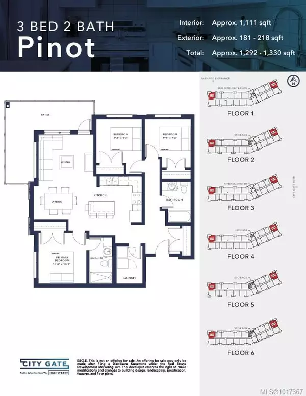 Langford, BC V9B 7E8,2390 City Gate Blvd #201