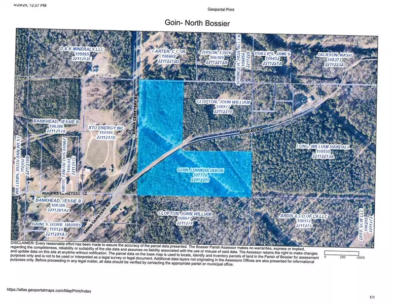 0 Bodcau Road, Cotton Valley, LA 71018