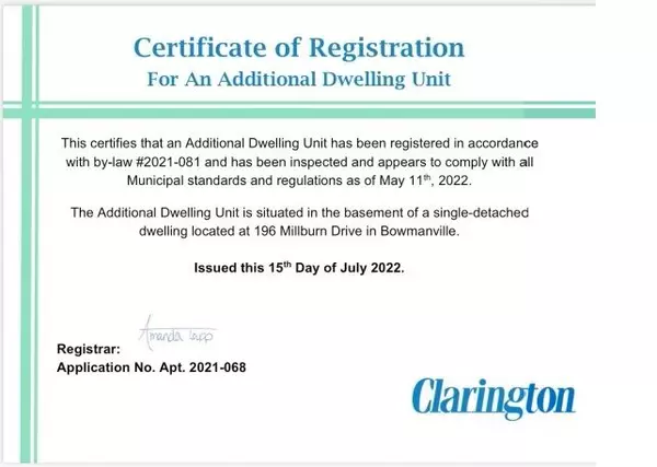 Clarington, ON L1C 5M1,196 Millburn DR