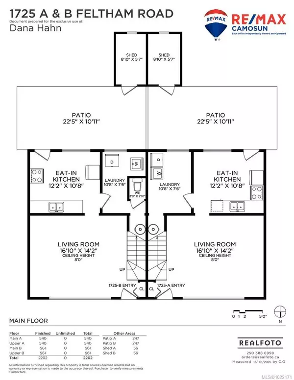 Saanich, BC V8N 6J5,1725 Feltham Rd #A & B