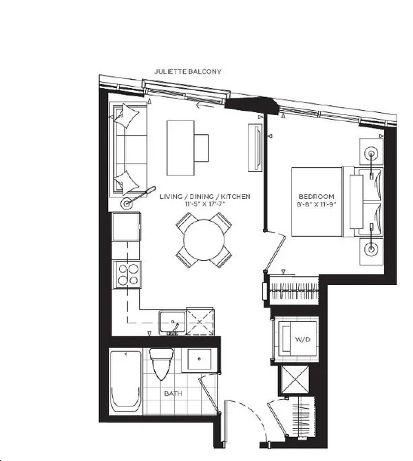 Toronto C08, ON M5B 0E3,308 JARVIS ST #1509