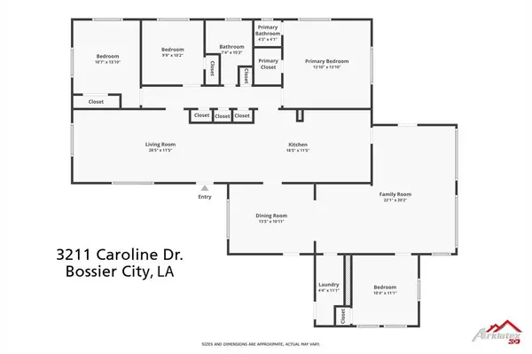 Bossier City, LA 71112,3211 Caroline Drive