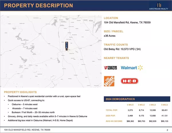 Keene, TX 76059,104 S Old Mansfield Road