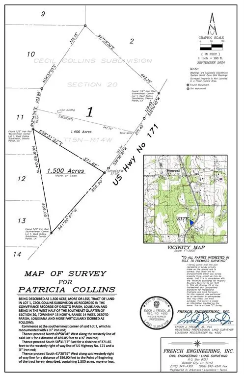 1.5 Acres Highway 171, Stonewall, LA 71078