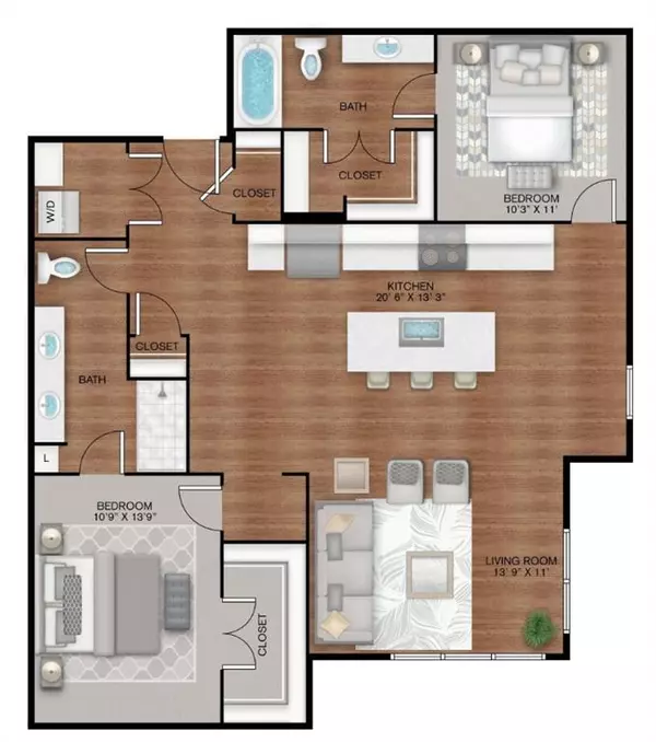 Fort Worth, TX 76114,5332 Trinity River Trail #2-2220