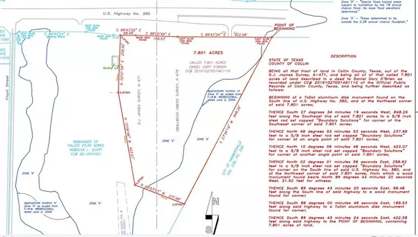 Farmersville, TX 75442,7.801 AC E E AUDIE MURPHY Parkway