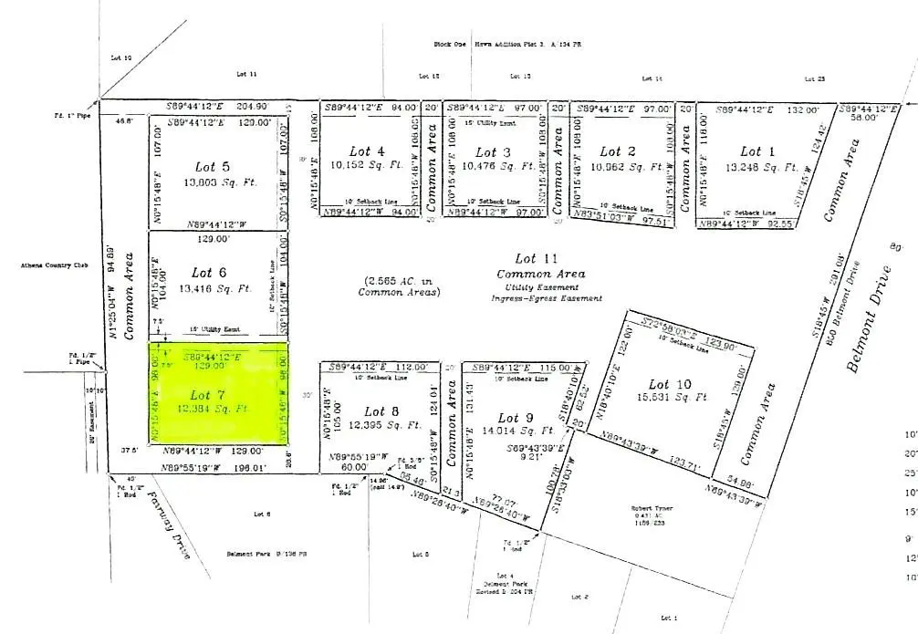 Athens, TX 75751,Lot 7 Belmont Drive