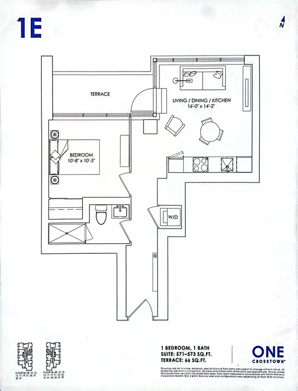 Toronto C13, ON M3C 0S4,1 Quarrington LN #2520