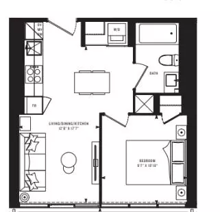 Toronto C08, ON M5B 0C8,319 Jarvis ST #801