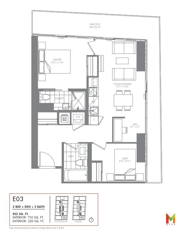 Mississauga, ON L5B 0M3,3900 Confederation Pkwy #2703