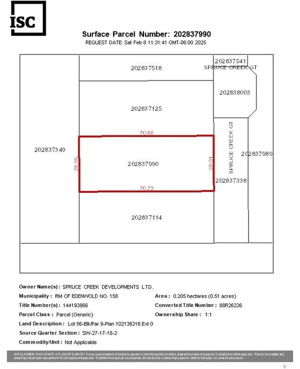 832 Spruce Creek GATE, Edenwold Rm No.158, SK S0G 3Z0