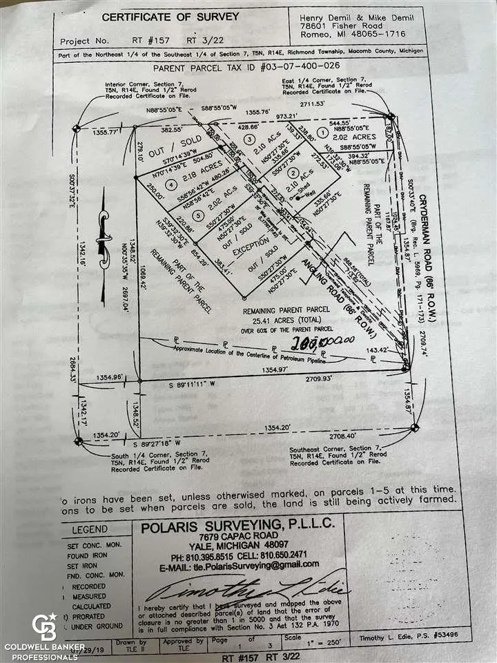 00 Cryderman Rd. Parcel #1, Richmond Twp, MI 48062