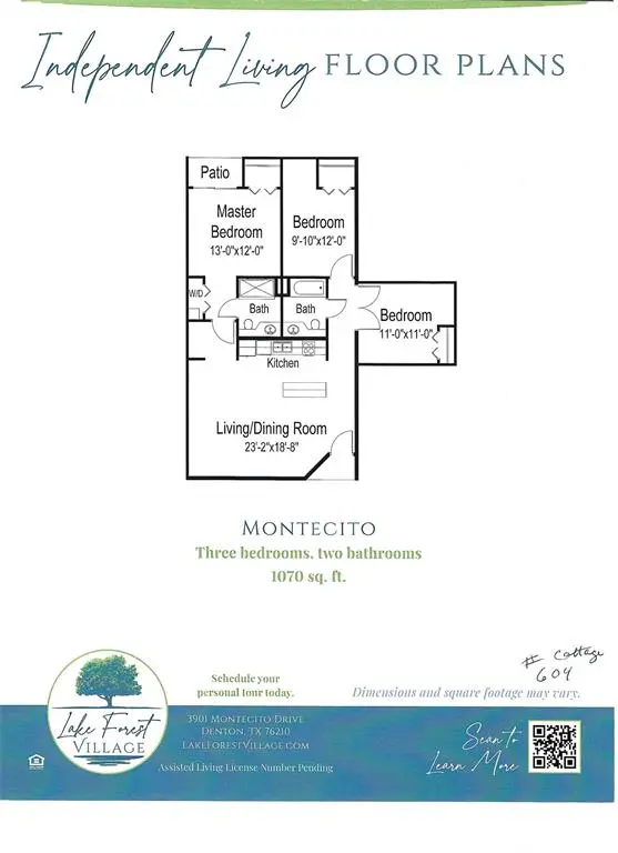 3901 Montecito Drive #604, Denton, TX 76210