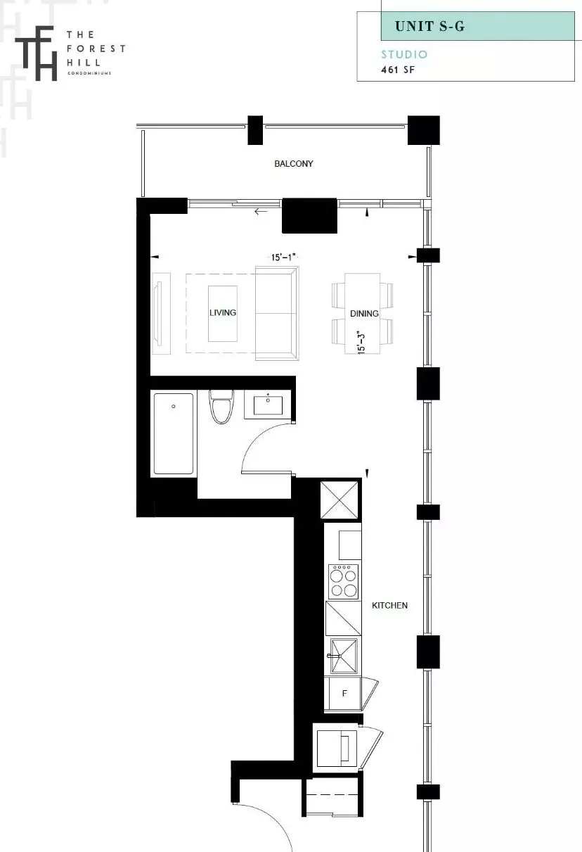 Toronto, ON M5P 0A6,2020 Bathurst ST #1720