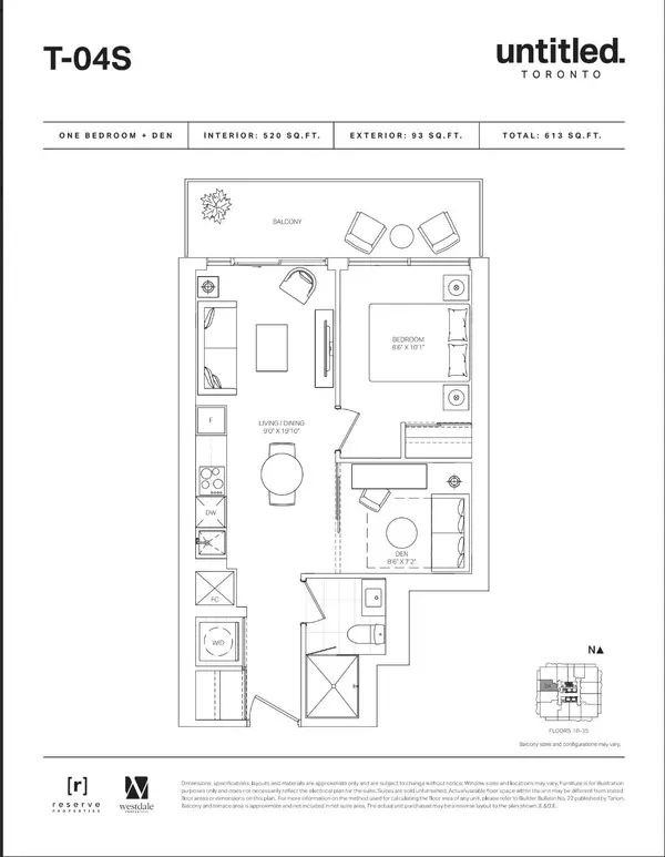 110 Broadway AVE #2604S, Toronto C10, ON M4P 1V7