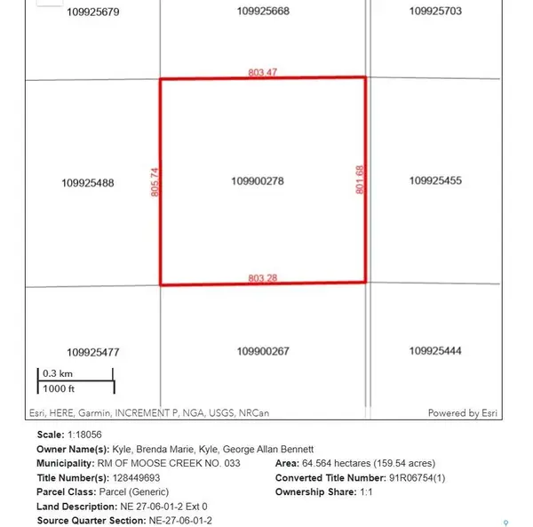 Rural Address, Moose Creek Rm No. 33, SK S0C 1R0