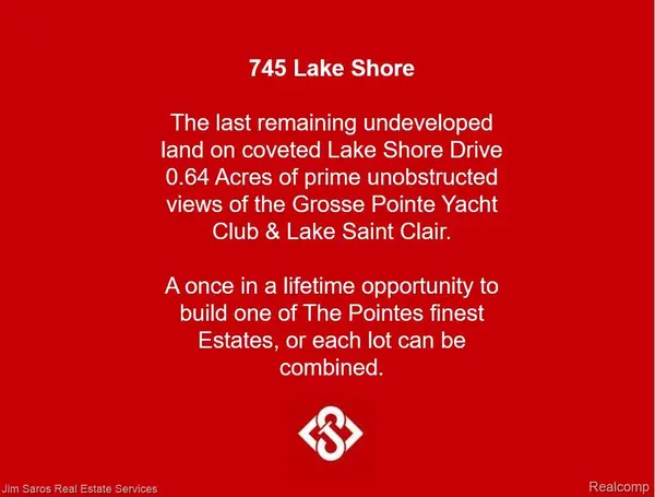 745 Lake Shore RD, Village Of Grosse Pointe Shores, MI 48236