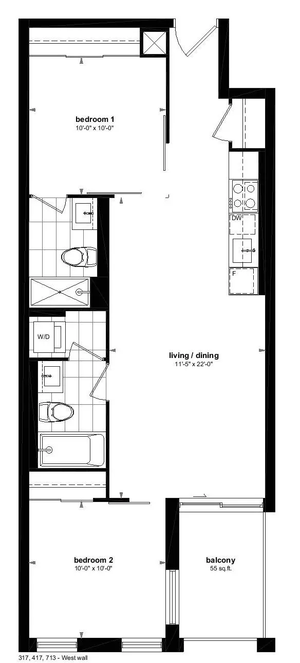 20 Gladstone AVE #617, Toronto C01, ON M6J 3K6