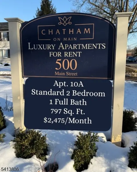 500 Main St - Apt 10A #10A, Chatham Boro, NJ 07928