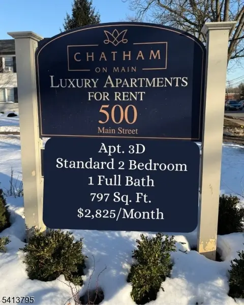 500 Main St - Apt. 3D #3D, Chatham Boro, NJ 07928