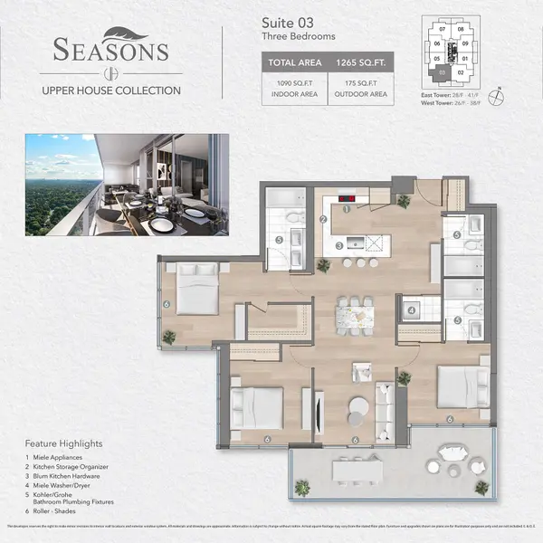 95 Mcmahon DR S #3203, Toronto C15, ON M2K 0H2