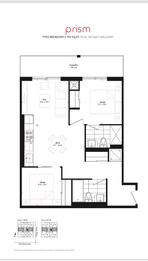 5180 Yonge ST #2006, Toronto C07, ON M2N 5P6