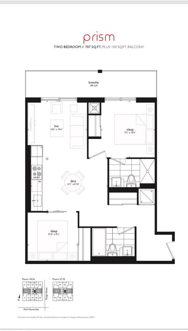 5180 Yonge ST #2006, Toronto C07, ON M2N 5P6