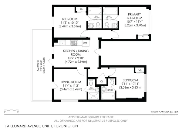 1A Leonard AVE #1, Toronto C01, ON M5T 2P8