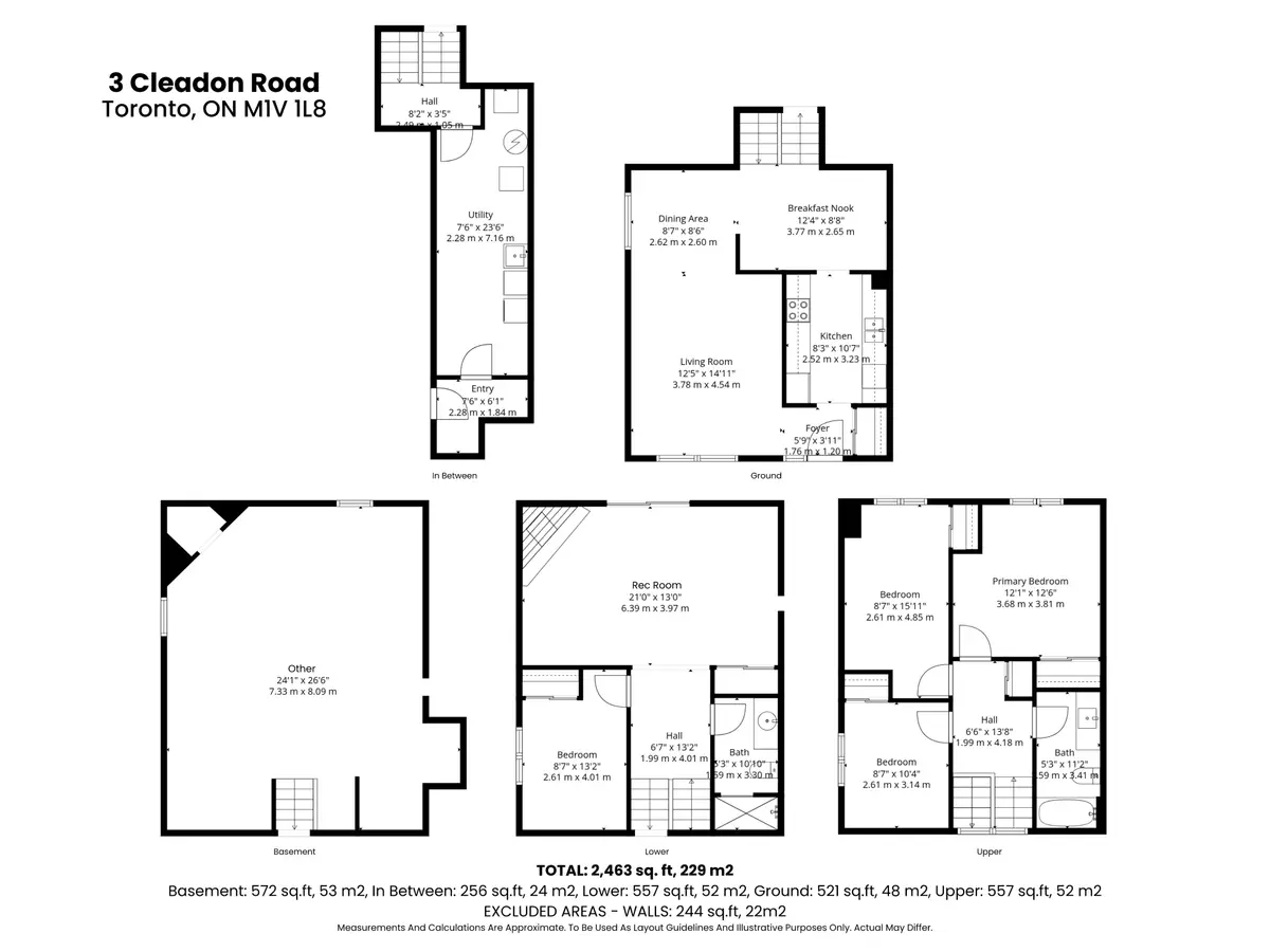 Toronto E07, ON M1V 1L8,3 Cleadon RD