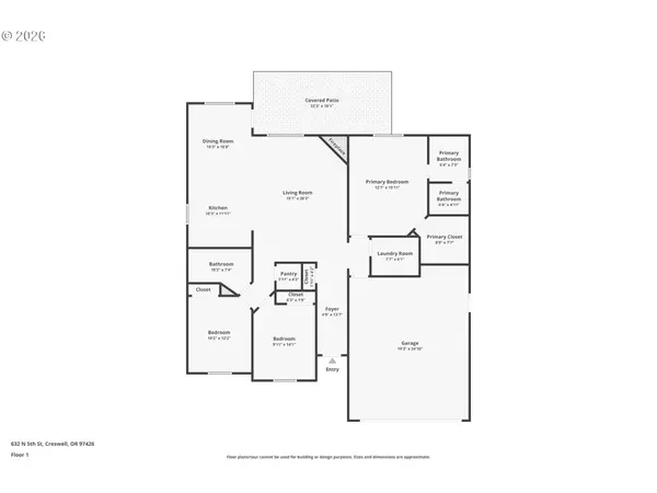 632 N 5TH ST, Creswell, OR 97426