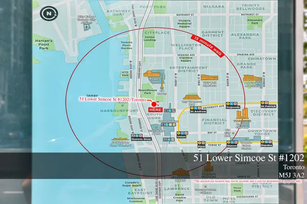 51 Lower Simcoe ST #1202, Toronto C01, ON M5J 3A2