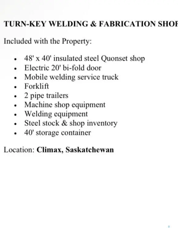 103 - 105 1st AVENUE W, Climax, SK S0N 0N0