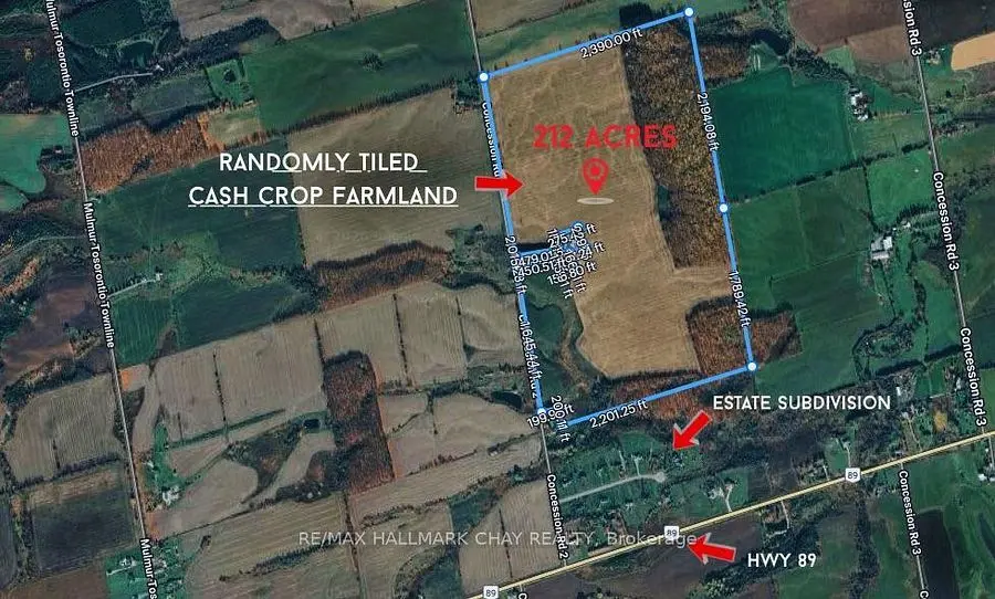 5097 Conc Rd 2 N/A, Adjala-tosorontio, ON L0M 1J0