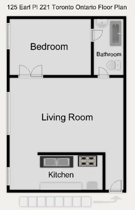 125 Earl PL #221, Toronto C08, ON M4Y 1M4