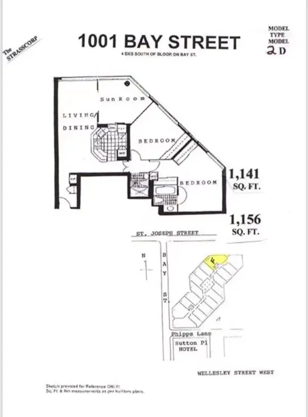 1001 Bay ST #2003, Toronto C01, ON M5S 3A6