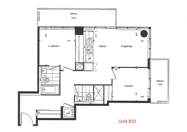 195 Redpath AVE #810, Toronto C10, ON M4P 0E4