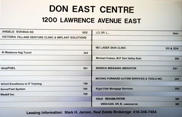 1200 Lawrence AVE E #301, Toronto C13, ON M3A 1E1