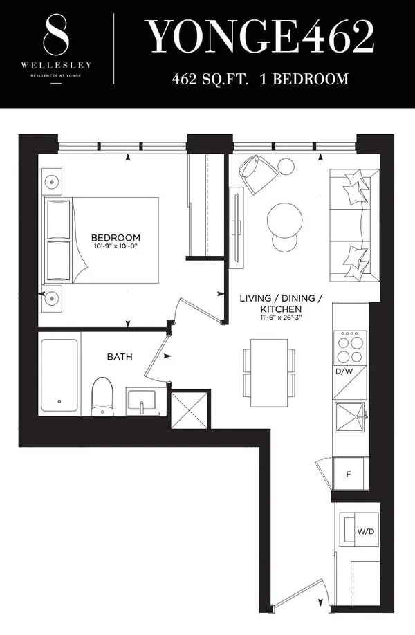 8 Wellesley ST W #2301, Toronto C01, ON M4Y 0J5