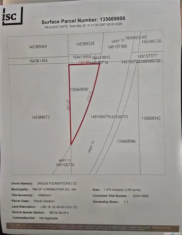Rural Address, Corman Park Rm No. 344, SK S0K 4S0