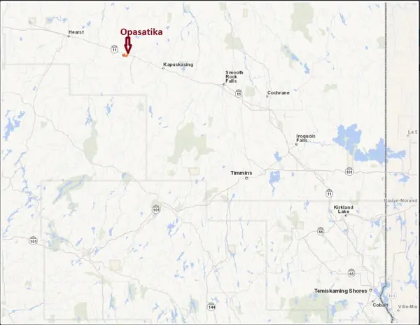 LOT9 CON7 PART 1 Crow Creek RD, Kapuskasing, ON P0L 1N0
