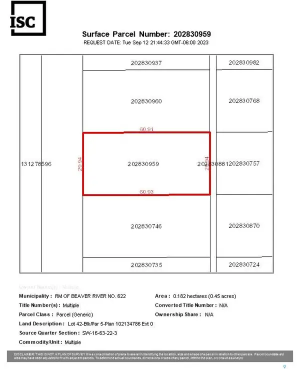 542 Larch STREET, Beaver River Rm No. 622, SK S0M 1A0